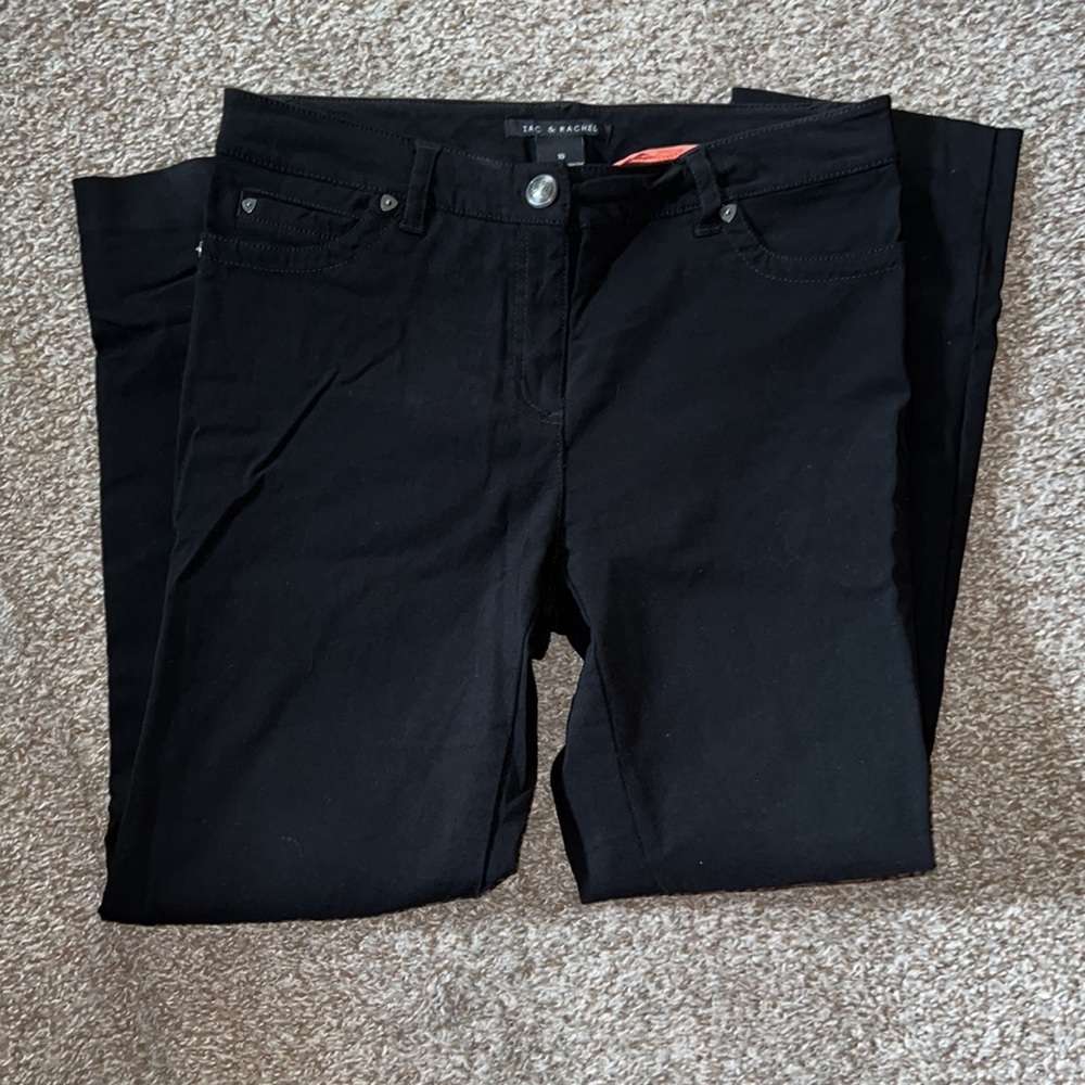 Zac & Rachel straight leg slacks black Sz 10